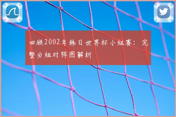 回顾2002年韩日世界杯小组赛:完整分组对阵图解析
